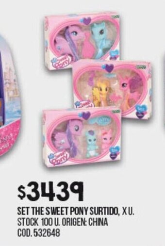Coto Set The Sweet Pony Surtido oferta