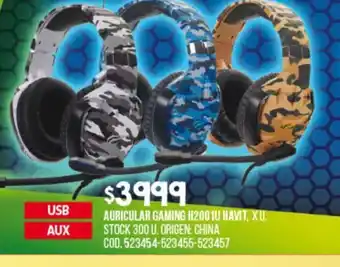 Coto Auricular Gaming H2001U Havit oferta