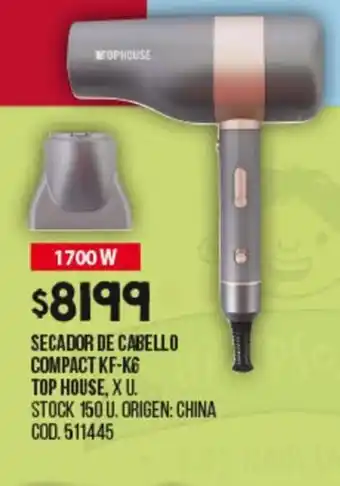 Coto Top House Secador de Cabello Compact KF-K6 oferta