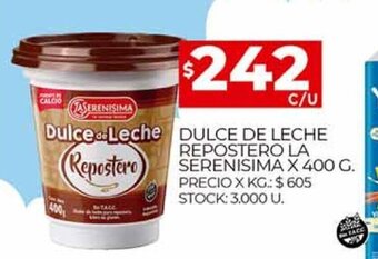 Supermercados DIA Dulce de Leche Repostero La Serenisima oferta