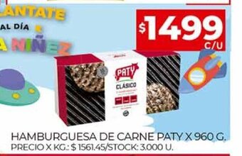 Supermercados DIA Hamburguesa de Carne Paty oferta
