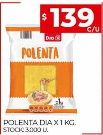 Supermercados DIA Polenta Dia oferta