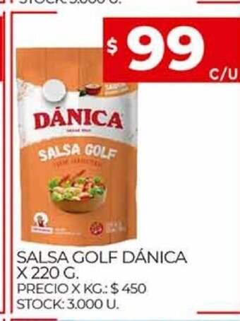 Supermercados DIA Salsa Golf Dánica oferta