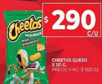 Supermercados DIA Cheetos Queso oferta