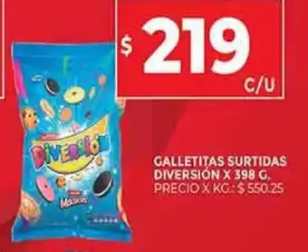 Supermercados DIA Diversion x398g Galletitas Surtidas oferta