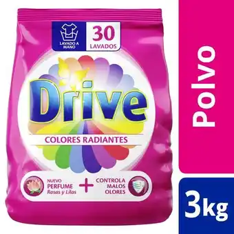 Coto Jabón en polvo drive colores radiantes regular 3 kg oferta