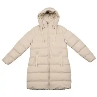Coto Campera mujer larga ancha camel talle 42 oferta
