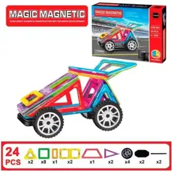 Kinderland Set construcción bloques magnéticos de 24 piezas 20001 58930 oferta