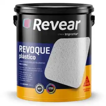 Pinturerías Rex Revestimiento revoque fino flexible blanco revear 5 kg oferta
