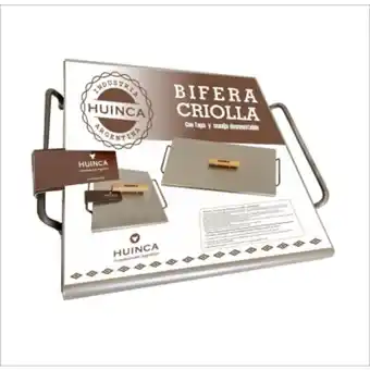 Pinturerías Rex Plancha bifera de hierro criolla con tapa huinca oferta
