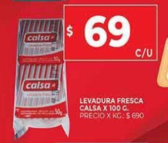 Supermercados DIA Calsa Levadura Fresca oferta
