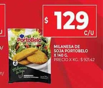 Supermercados DIA Milanesa de Soja Portobelo oferta