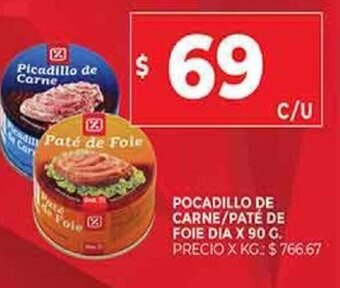 Supermercados DIA Pocadillo de Carne/Paté de Foie Dia oferta