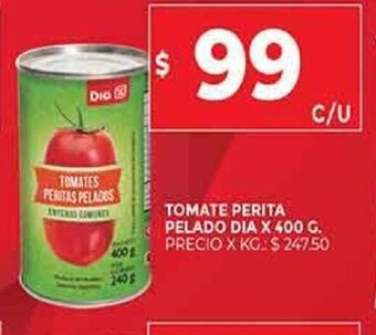 Supermercados DIA Tomate Perita Pelado Dia oferta