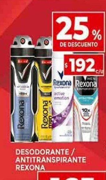 Supermercados DIA Rexona Desodorante Antitranspirante oferta