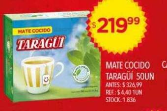 Supermercados Todo Mate cocido taragüí oferta