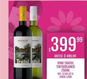 Supermercados Todo Vino traful tinto blanco oferta