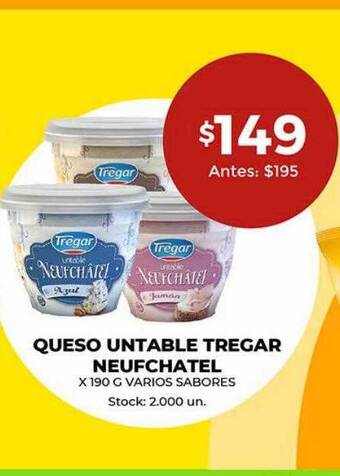 Super MAMI Queso untable tregar neufchatel oferta
