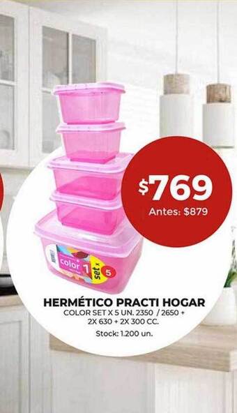 Super MAMI Hermético practi hogar oferta