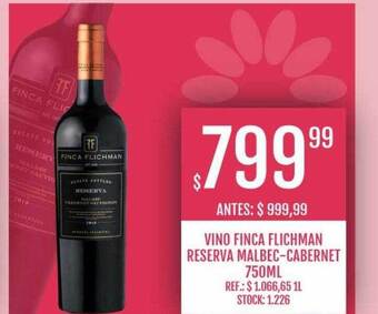 Supermercados Todo Vino finca flichman reserva malbec-cabernet oferta
