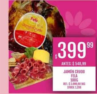 Supermercados Todo Jamón crudo fela oferta