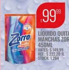 Supermercados Todo Líquido quitamanchas zorro oferta