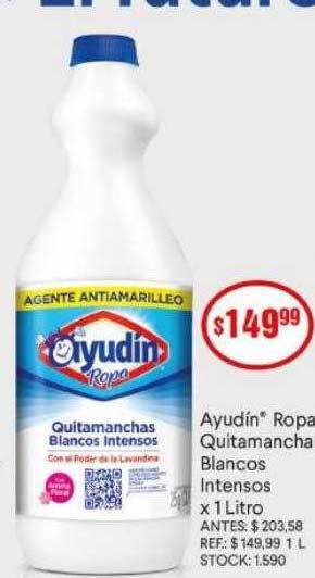 Supermercados Todo Ayudín ropa quitamanchas blancos intensos oferta