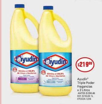 Supermercados Todo Ayudín triple poder fragancias oferta