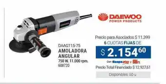 Cooperativa Obrera Amoladora angular daewoo oferta