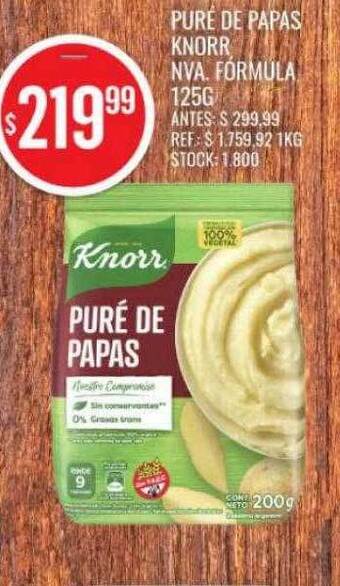 Supermercados Todo Puré de papas knorr nva fórmula oferta