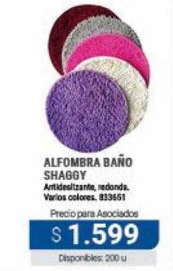 Cooperativa Obrera Alfombra baño shaggy oferta