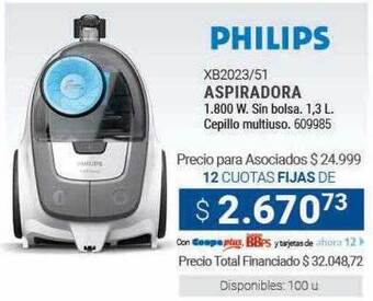 Cooperativa Obrera Philips aspiradora oferta