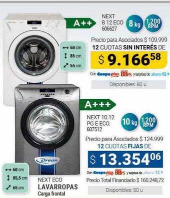Cooperativa Obrera Lavarropas drean oferta