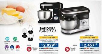 Cooperativa Obrera Batidora planetaria oferta