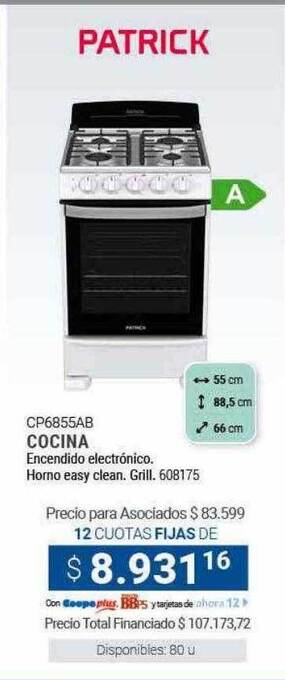 Cooperativa Obrera Cocina patrick oferta