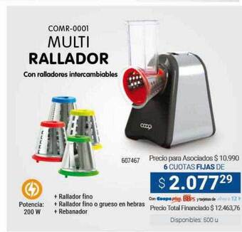 Cooperativa Obrera Multi rallador oferta