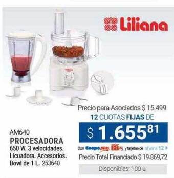 Cooperativa Obrera Procesadora liliana oferta