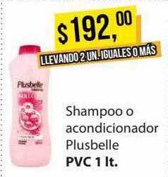 Supermercados Damesco Shampoo o acondicionador plusbelle oferta