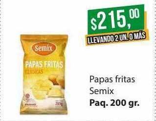 Supermercados Damesco Papas fritas semix oferta