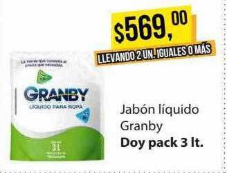 Supermercados Damesco Jabón líquido granby oferta
