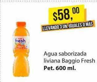 Supermercados Damesco Agua saborizada liviana baggio fresh oferta