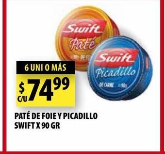 Punto Mayorista Paté de foie y picadillo swift x 90 gr oferta