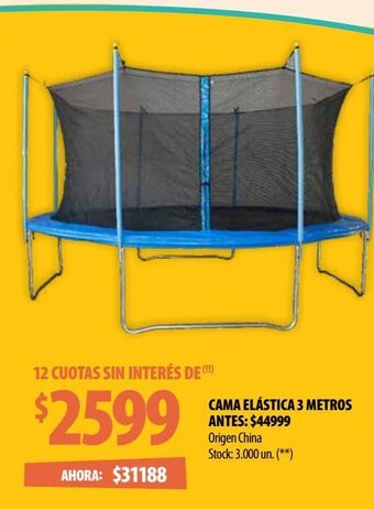 Punto Mayorista Cama elástica 3 metros oferta