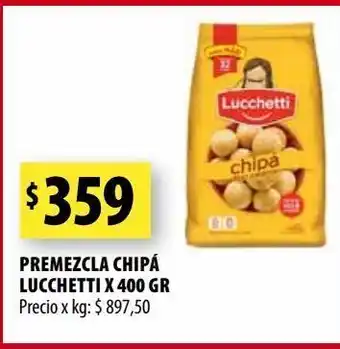 Punto Mayorista Premezcla chipá lucchetti x 400 gr oferta
