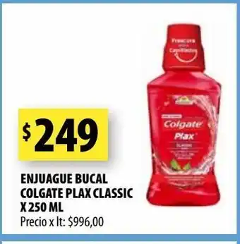Punto Mayorista Enjuague bucal colgate plax classic x 250 ml oferta