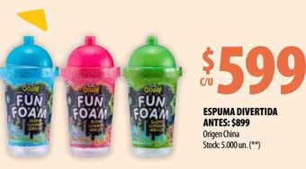 Espuma divertida