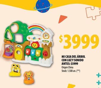 Punto Mayorista Mi casa del árbol con luz y sonido oferta
