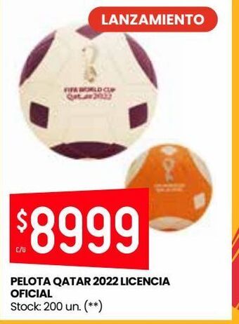 Changomas Pelota qatar 2022 licencia oficial oferta