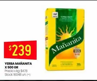 Changomas Yerba mañanita x 500 gr oferta