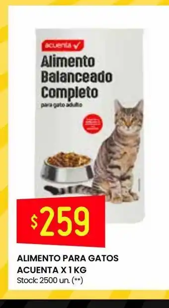 Changomas Alimento para gatos acuenta x 1 kg oferta